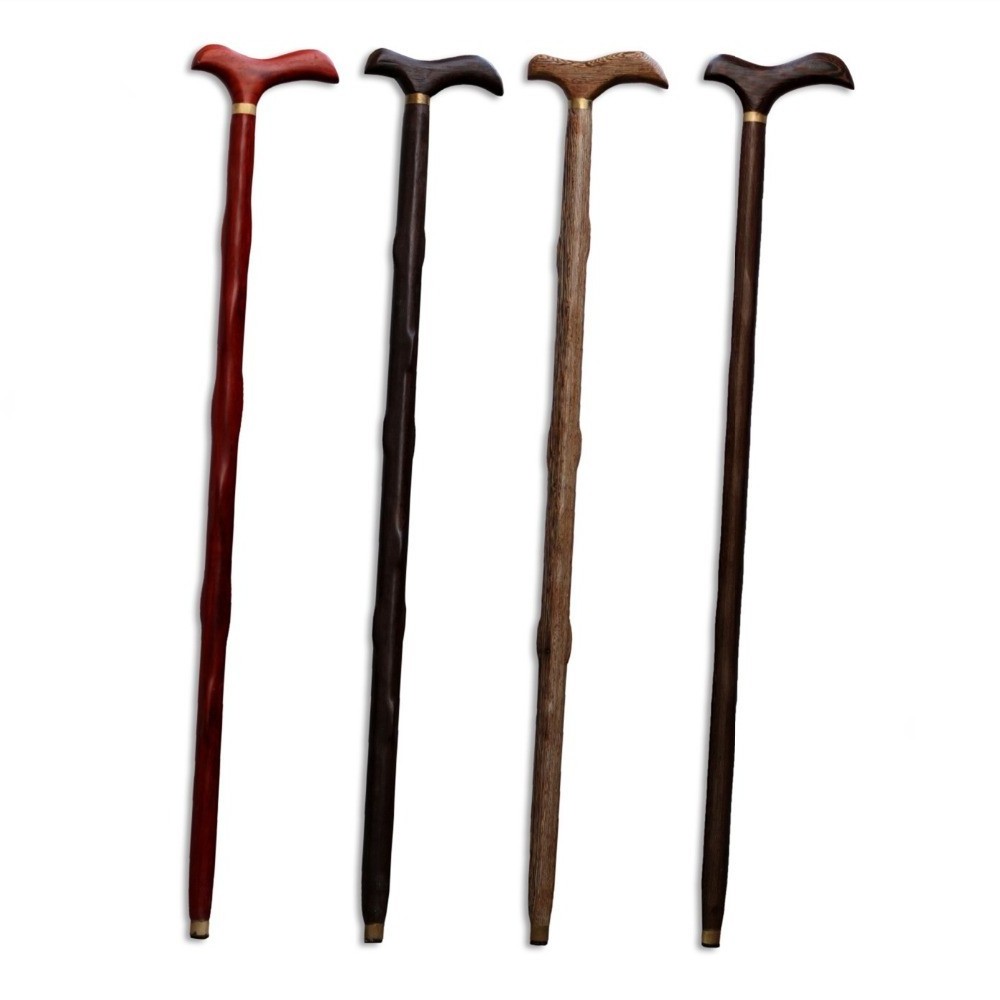 Wooden Walking Stick For Women and Men - Wooden Walking Cane Hand