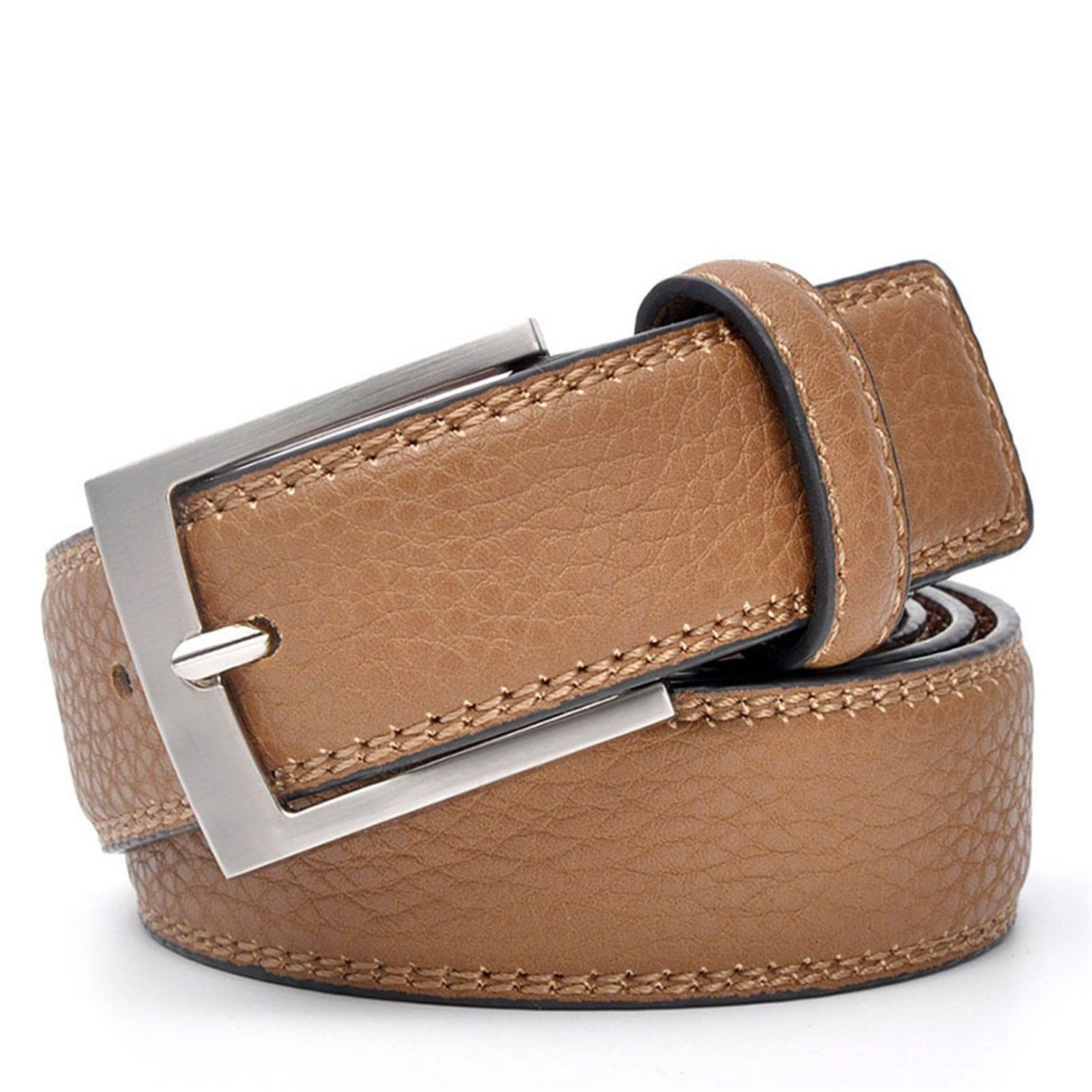 Fashion Unisex Plain Webbing Mens Boys Waist Belt Waistband Casual Canvas Belt