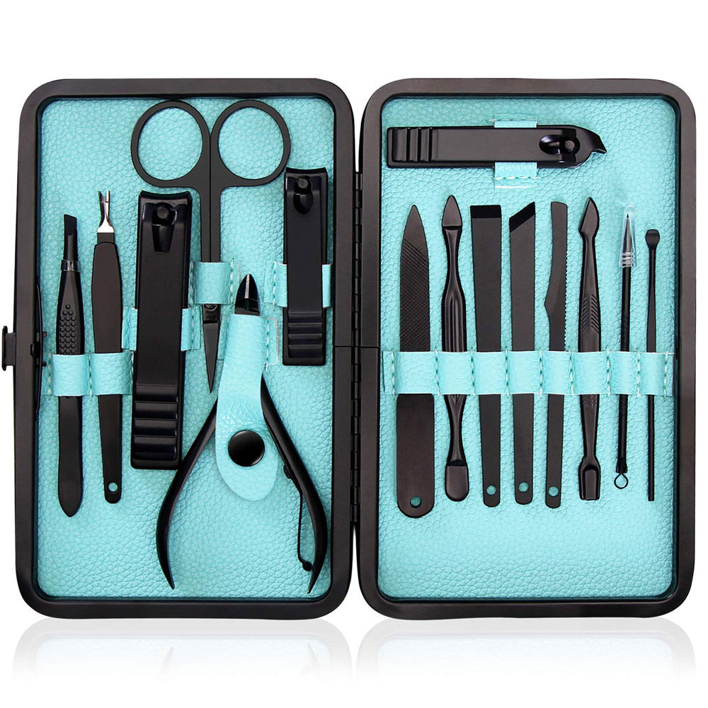 Personal nail care custom manicure pedicure kit beauty instruments / professional Manufacture manicure & pedicure Nail Care Kits