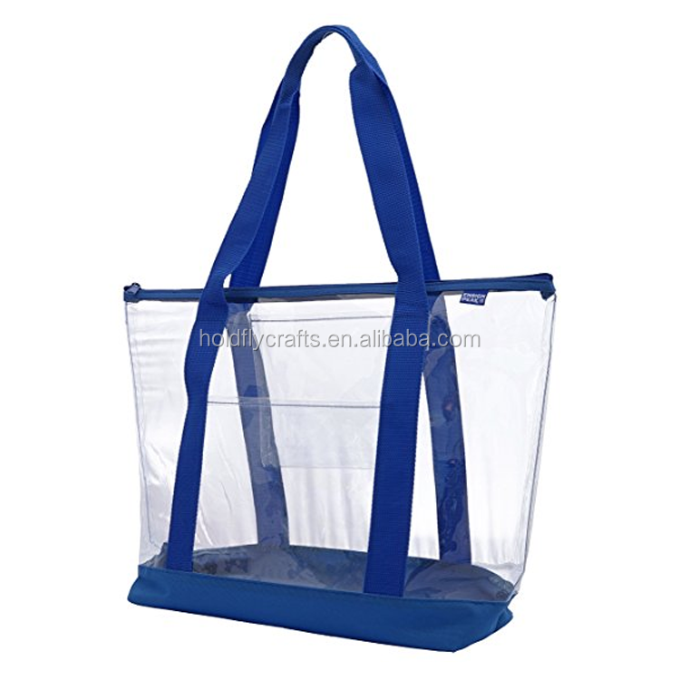 Wholesale Hot Selling High Quality Custom Clear Stadium Tote Bag Monogrammed Women's Tote Bag