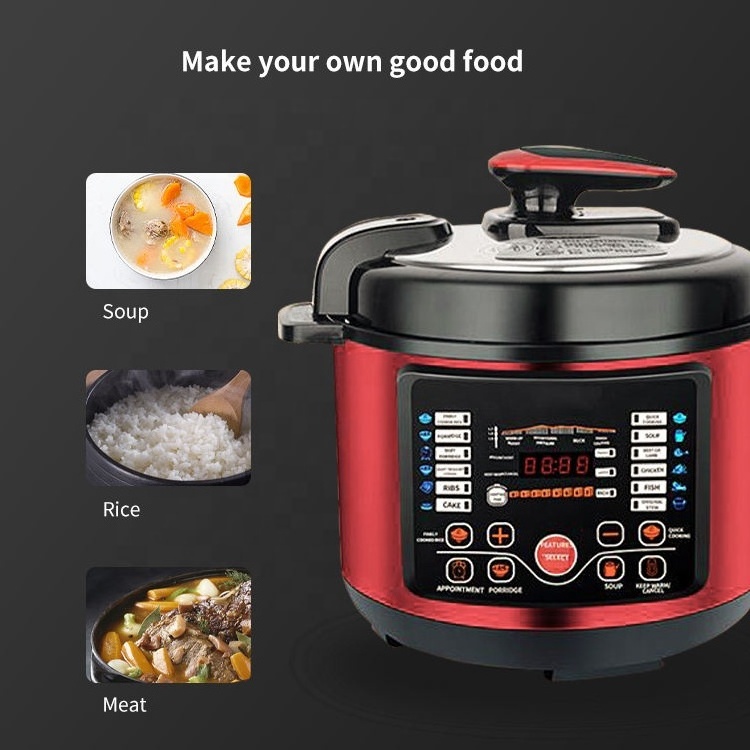 Big size wholesale electric appliance industrial pressure cooker stainless steel pot Cooker Hotel use