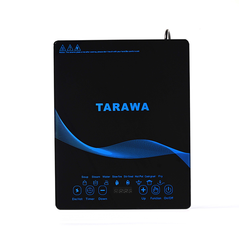 Square induction cooker commercial TAWARA electric cooktop touch button induction cooker