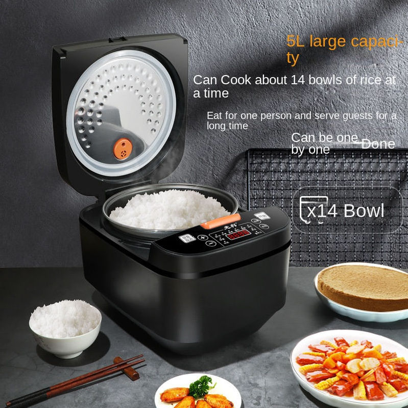 Multi Purpose Function Cooking Pot  Multi cooker Smart Silver Crest 1.8l Low Sugar Carbo Rice Cooker Digital Electric 5l