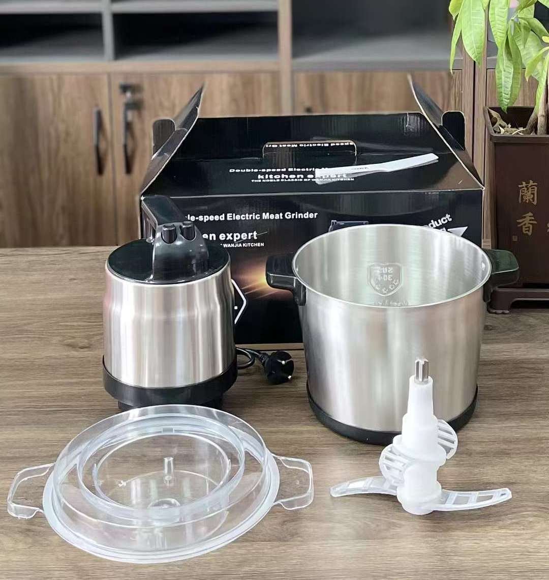 6L stainless steel meat grinder yam pounder and fufu machine for home use