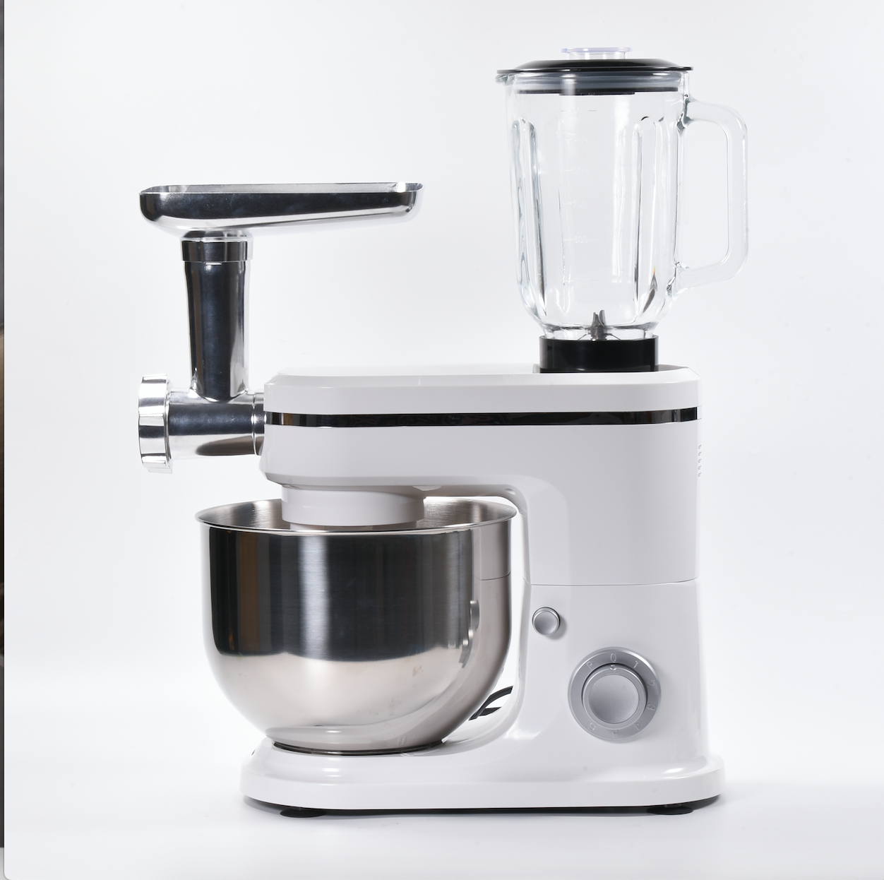 5/6.5/8/10L 3 in 1 Multifunctional Stand Cake Mixer Kitchen Fruit Mixer Machines With Meat Grinder