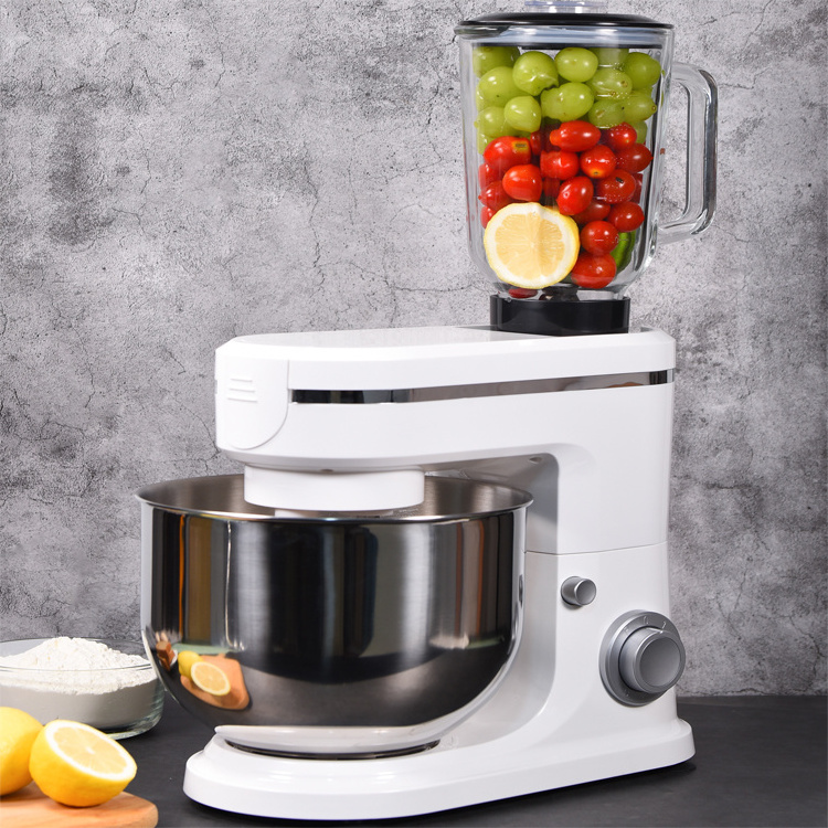 5/6.5/8/10L 3 in 1 Multifunctional Stand Cake Mixer Kitchen Fruit Mixer Machines With Meat Grinder