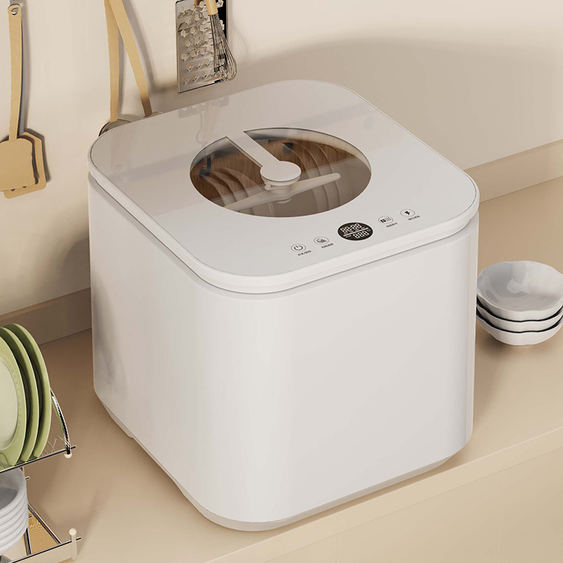 Mini Dish Washing Machine Portable and Movable Household Free Hand Desktop Dishwasher for Home