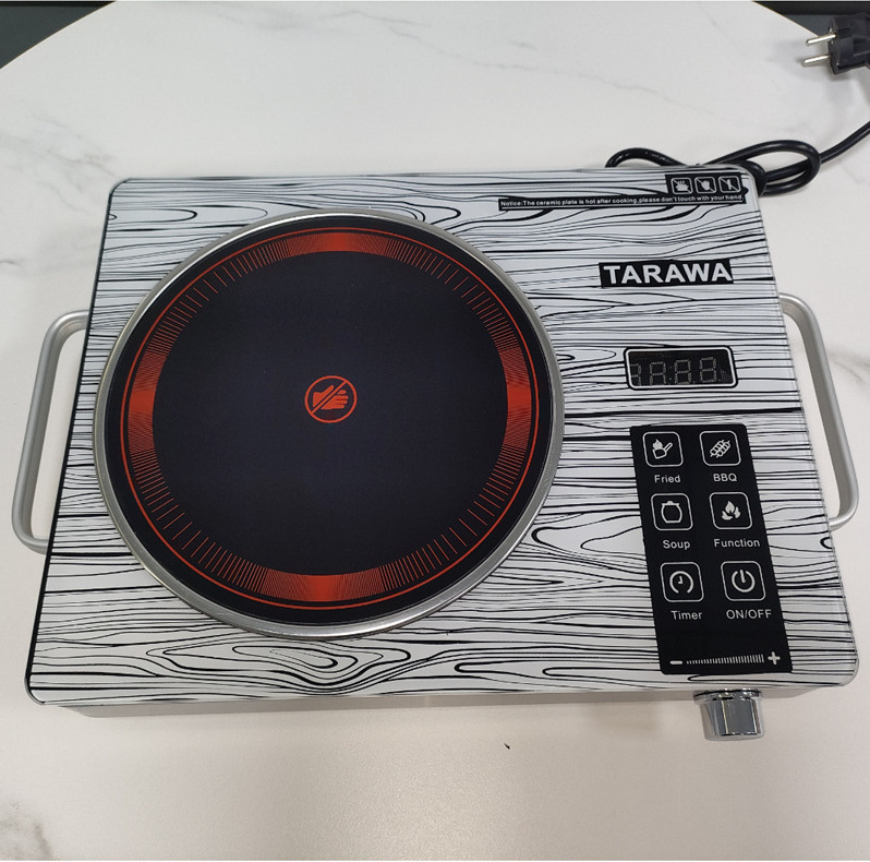 Kitchen Ceramic Stove 3500W Grill 2 Burner Cooking Electric Ceramic Stove Infrared Single Induction Cookers