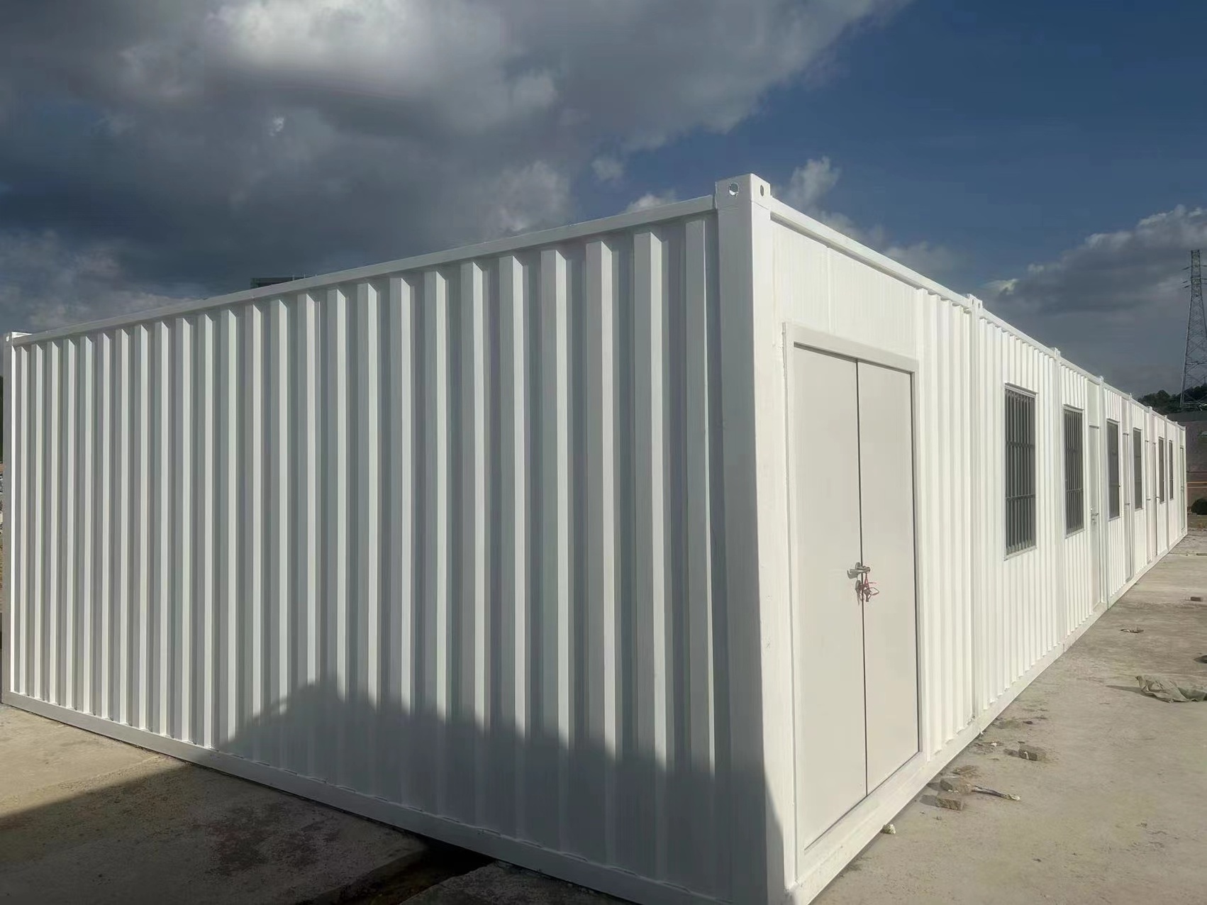 Flat Pack Extendable Container House Portable House Tiny Home Module House Shelter for Morocco Ready to Ship 20ft 40ft