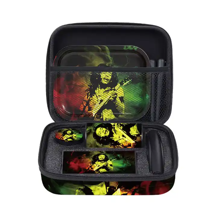 2023 Wholesale Custom Smoke Accessories Rolling Tray Grinder kit Gift Set