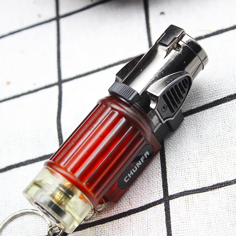 Windproof Jet Flame  Cigarette Lighter Refillable Gas Lighter Spirit Cool Candle Butane Torch Lighter