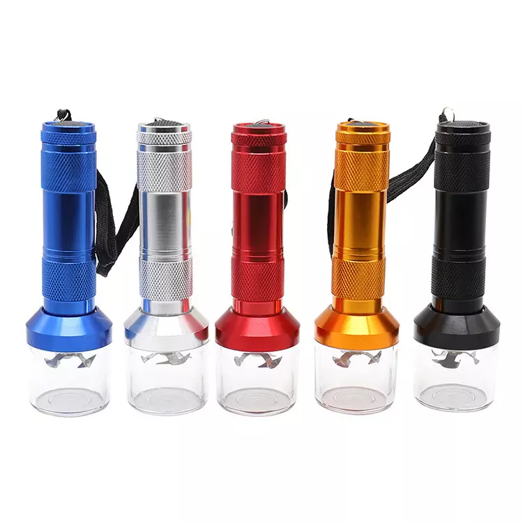 2022 Electric Automatic Metal Herb Grinder Crank Herb Spice Crusher Electronic herb grinder Smoking Accessories