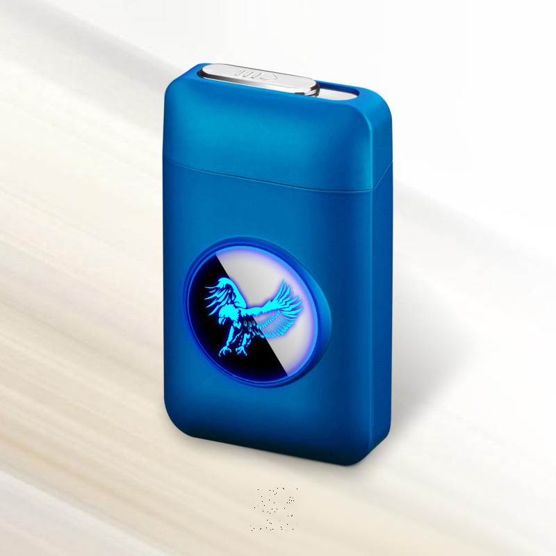 New style Electronic Arc Cigarette case Rechargeable USB Cigarette Lighter With smoking Cigarette Box