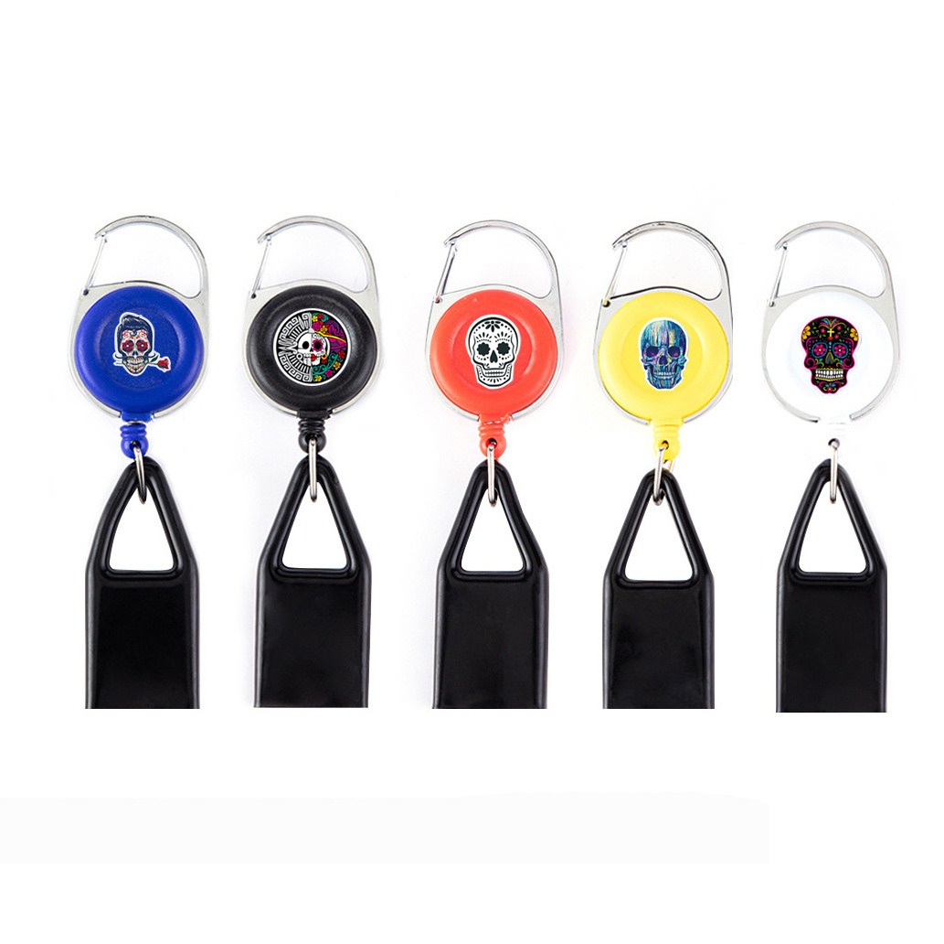 Outdoor Mountaineering Keychain Team Drip Glue Easy Pull Back Clip Lighter Leash