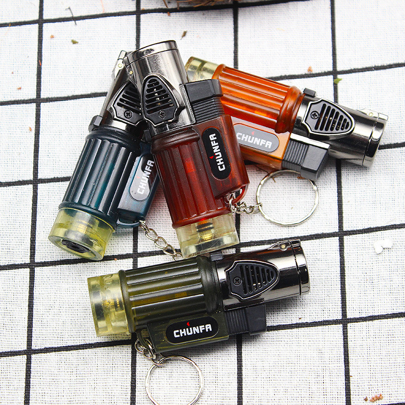 Windproof Jet Flame  Cigarette Lighter Refillable Gas Lighter Spirit Cool Candle Butane Torch Lighter