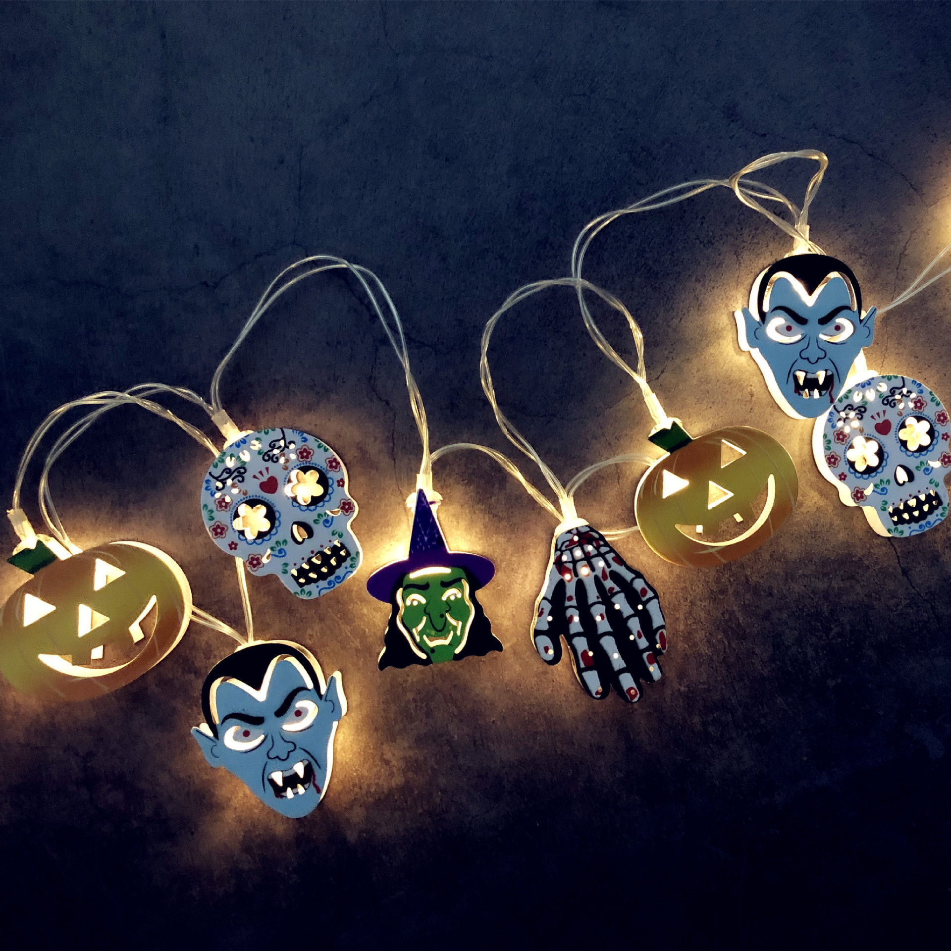 Battery Operated Fairy Lights Halloween Decoration LED String Light