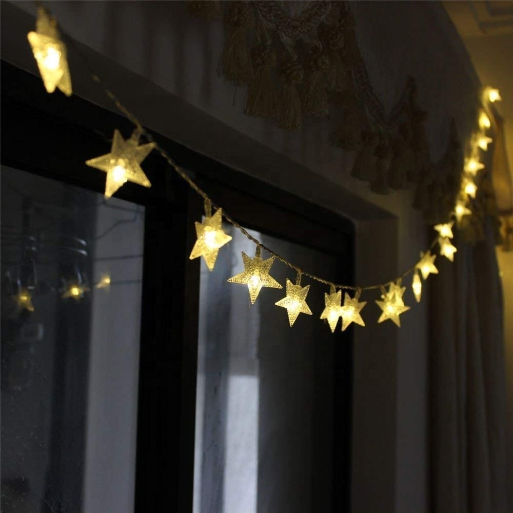 Plug in 100 LED 49 FT Star String Lights Waterproof for Indoor, Outdoor, Wedding Party,Tree, New Year, Garden Decoration