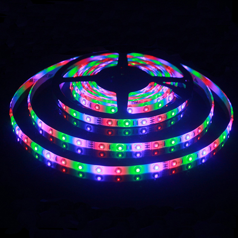 24Key IR Remote +2A UK Plug Power Supply 16.4ft 5M Waterproof 2835 RGB 270 Led Strip Light