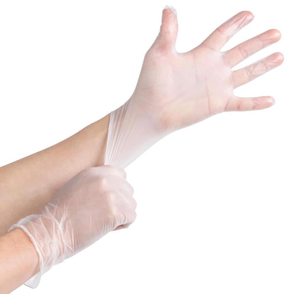 Disposable PVC Gloves Plastic Gloves Transparent Ldpe Poly Food Polyethylene Clear Bag OEM Customized Logo GUA