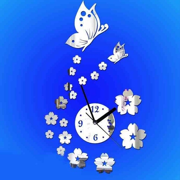 decoration DIY 3D sticker butterfly clock