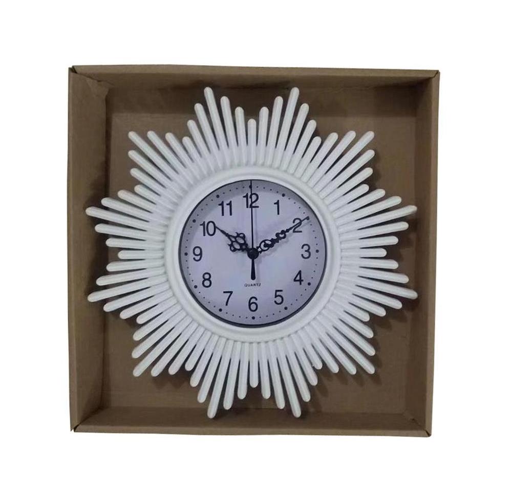 modern light luxury style decorations golden plastic home living room wall clock