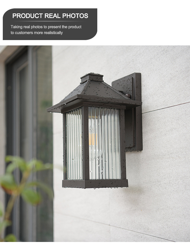 ip65 led outside porch light garden outdoor wall lamp modern  waterproof led wall flush mount light for the balcony