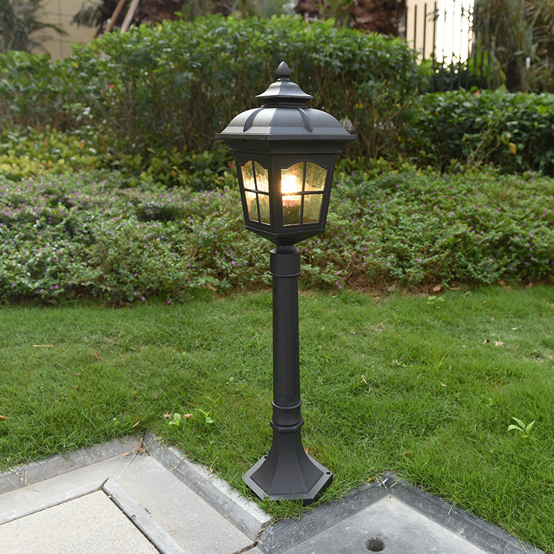 Outdoor light post Aluminum Landscape Path Lights Floor Lamp Replaceable E26 Bulb Waterproof for Garden Pathway Yard Back Door