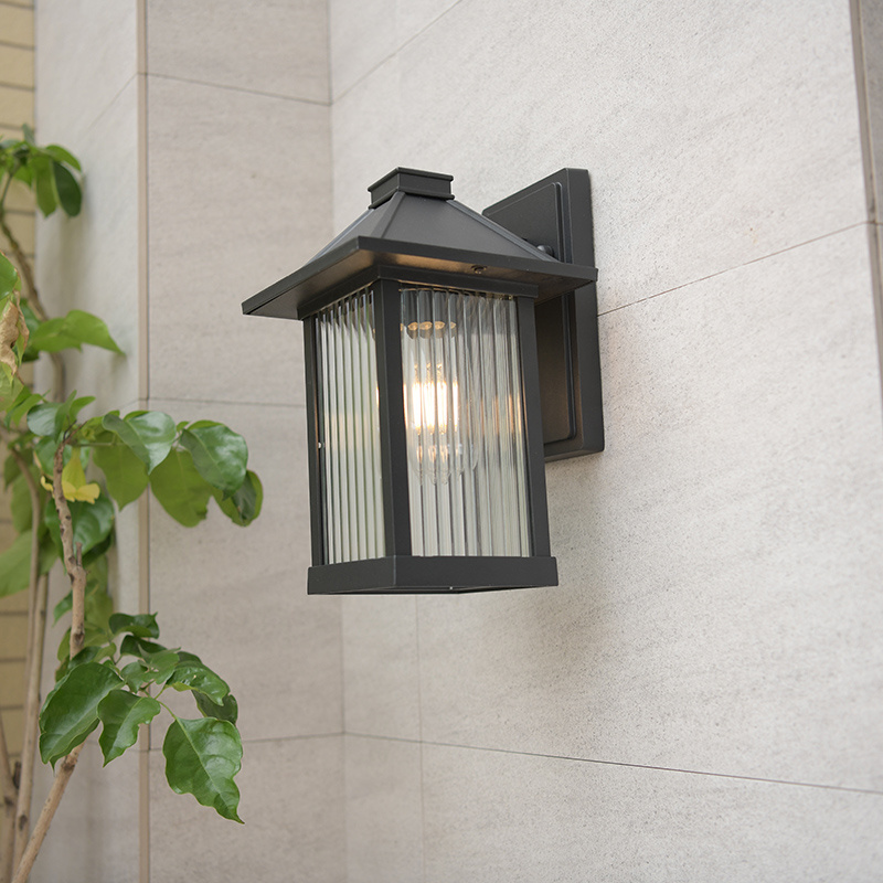 ip65 led outside porch light garden outdoor wall lamp modern  waterproof led wall flush mount light for the balcony