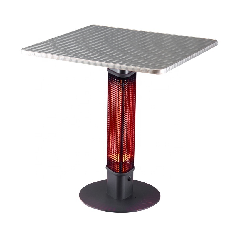 Waterproof 1500W infrared outdoor patio heater with bar table IP54