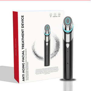 skincare device Electric shape microcurrent  face skin roller ems rf micro vibrating facial lift body face roller massager