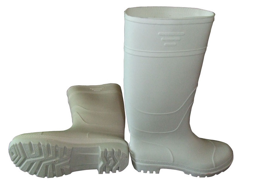 PVC rain boots for gardening industrial long style waterproof men's plastic gum boots