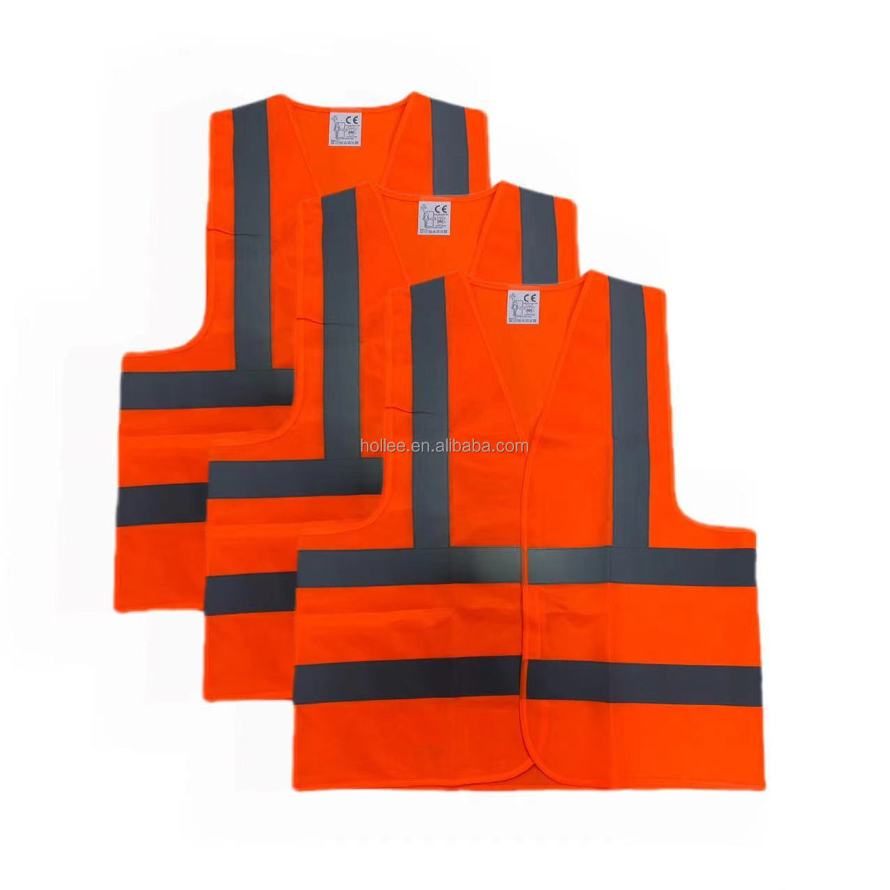 Hot Sale Custom Logo Design Sports Unisex Safety Reflective Vest High Visibility Work Vest For Security