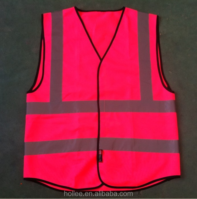 Construction High Visibility Reflective Safety Vest With Logo and Pockets for Man