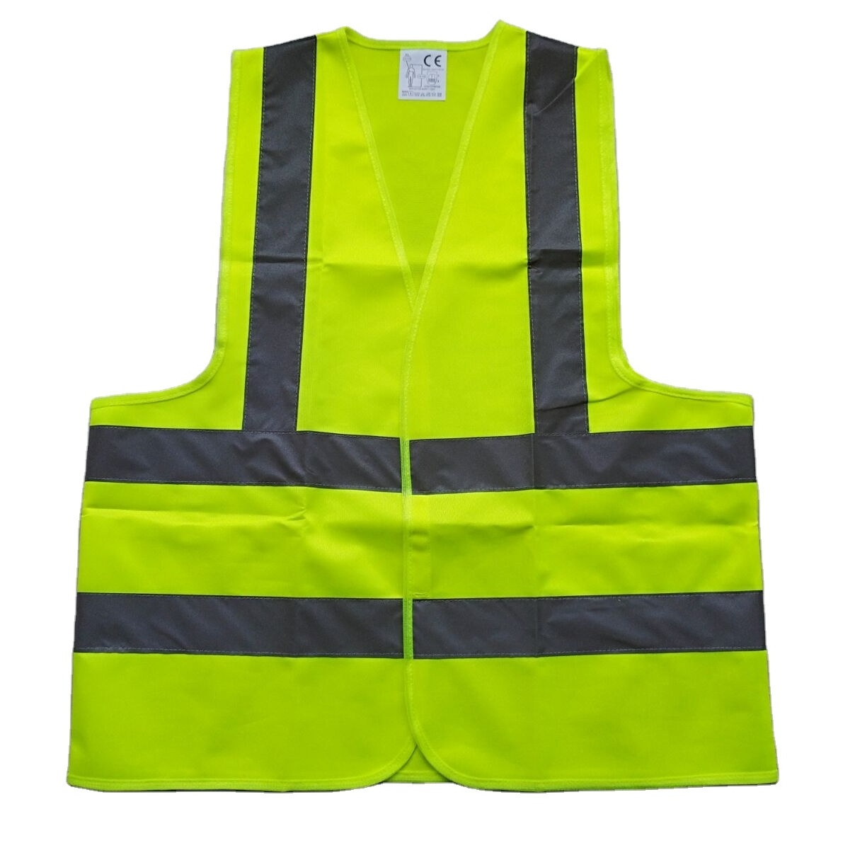 High Vis Jacket Reflective Safety Vest Custom Logo Road Construction Work Security Reflect Jacket with Pocket