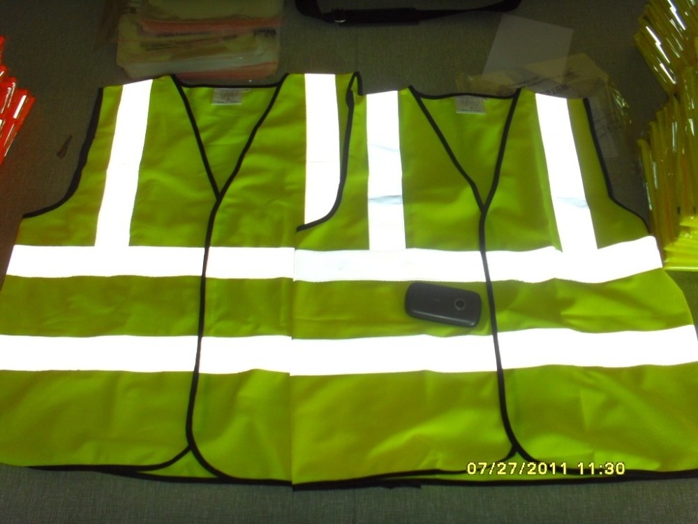 Reflective Vest Jacket Mesh Fabric Construction Security High Quality Visibility Safety Vest Reflective Clothing