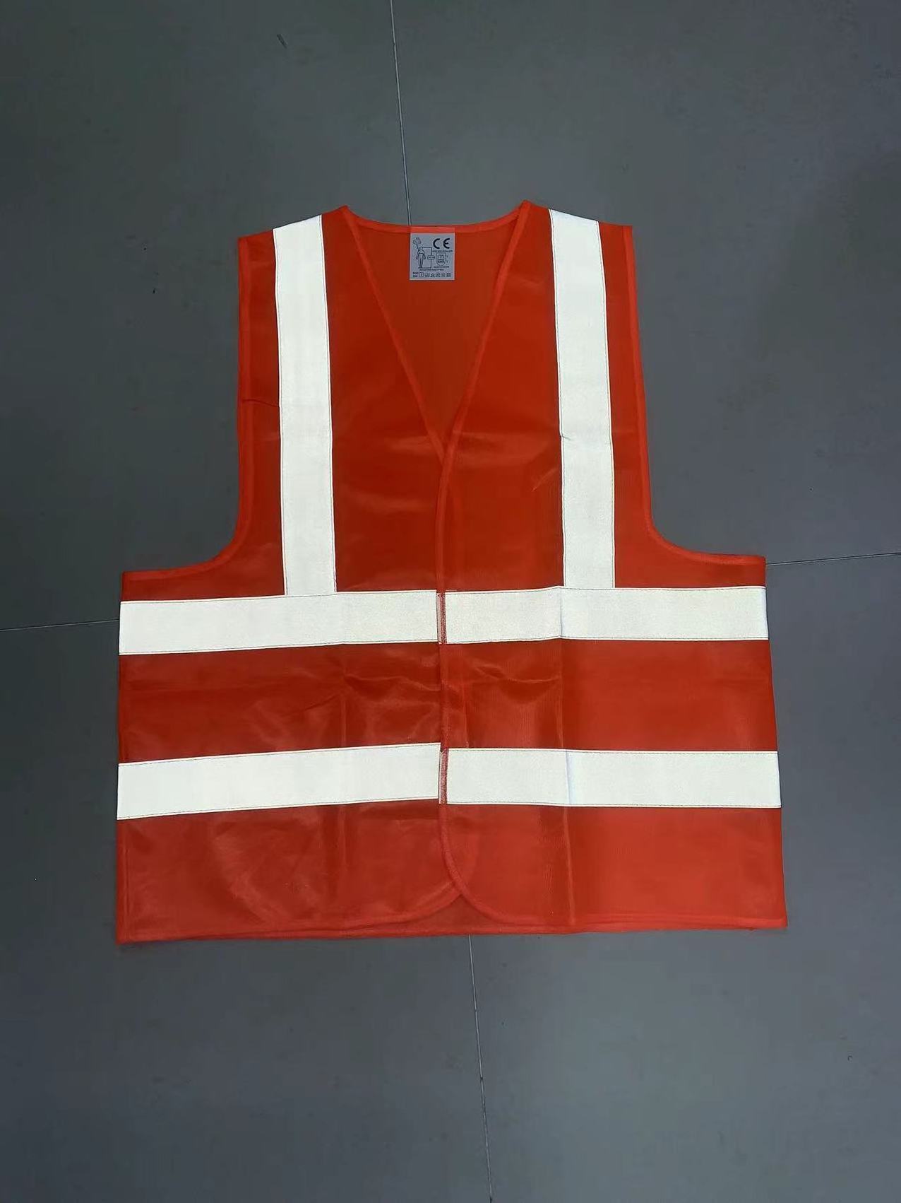 Reflective Vest Jacket Mesh Fabric Construction Security High Quality Visibility Safety Vest Reflective Clothing