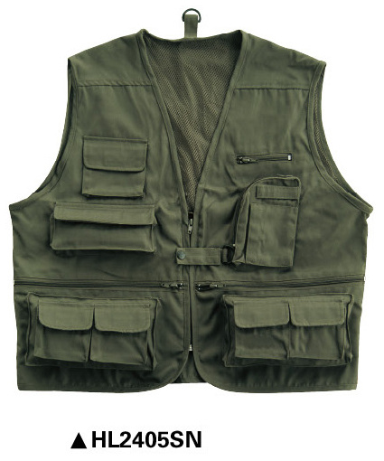 multi pockets hunting vest mens fishing vest