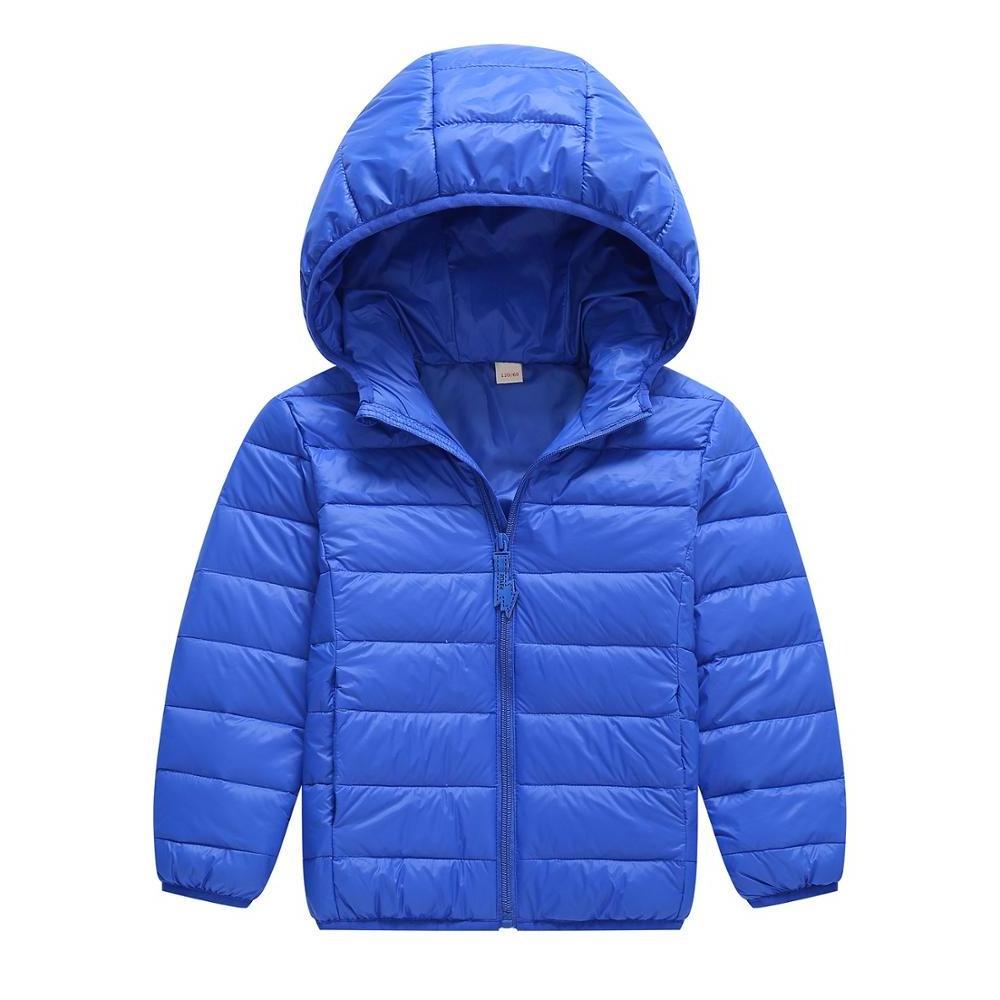 Boys' hooded down jacket autumn/winter new children's edition zipper thick kids winter jacket outerwear