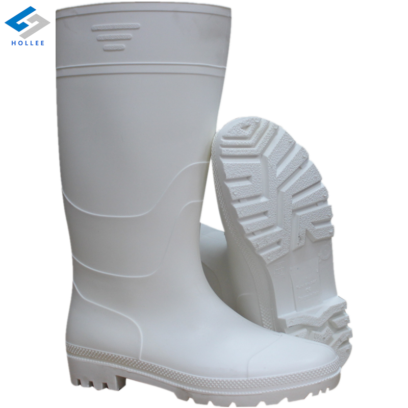 PVC green anti piercing woodland construction working protective waterproof rubber wellies gumboots rain boots for men