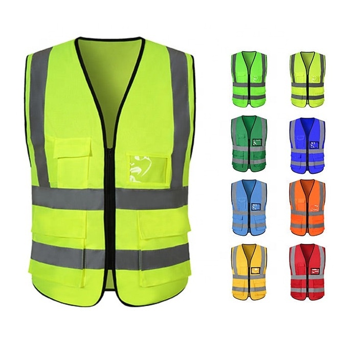 Accessories Safety Vest Sports Waistcoat Reflective Safety Vest High Visibility Night Riding Running Vest For Outdoor Activity