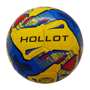 High Quality Custom logo Color Printed Official Football Size 5 Pvc Machine Stitched Football Soccer Balls