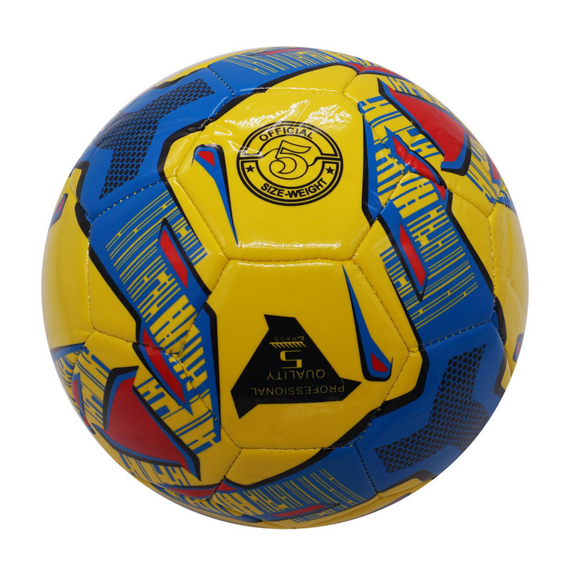 High Quality Custom logo Color Printed Official Football Size 5 Pvc Machine Stitched Football Soccer Balls