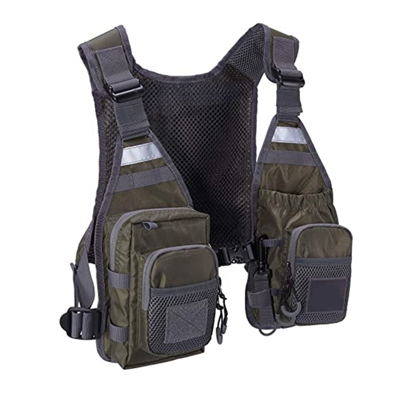 Ultra Lightweight Fly Fishing Utility Vest for Men and Women Portable Chest Pack One Size Fits Most