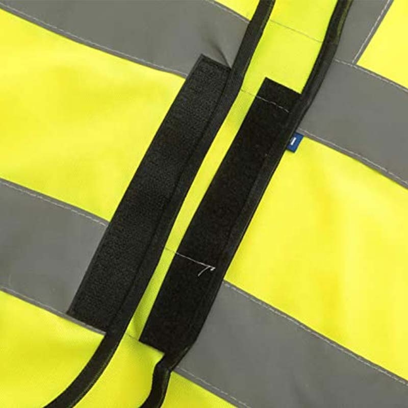 Factory Sales Manufacturer China 12 Colour High Visibility Viz Vest Hi Vis Viz Reflective Safety Vests for Men China Safety Green EMS Vest