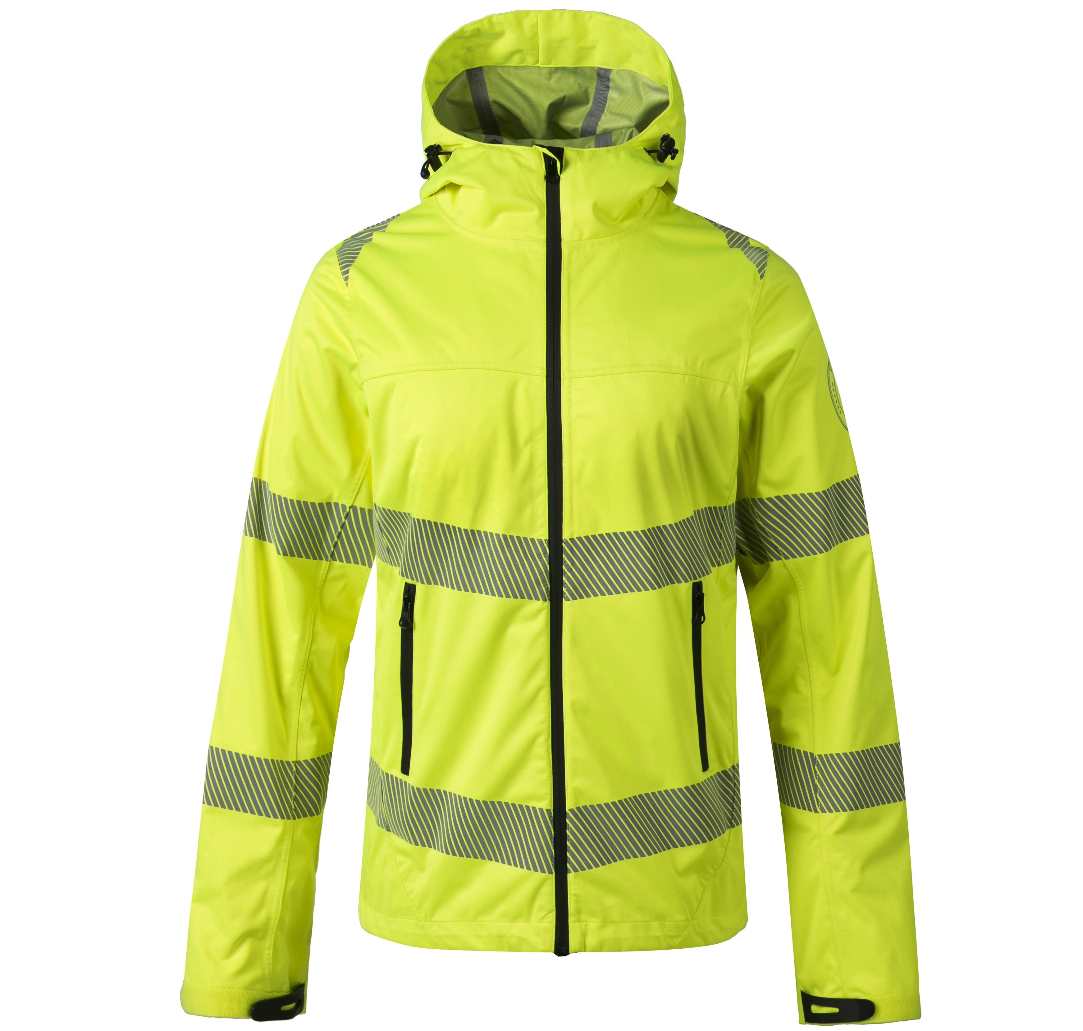 Manufacturer China Factory Sales High Visibility Fluorescent Yellow Softshell Jacket for Increased Safety in Work and Outdoor Activities