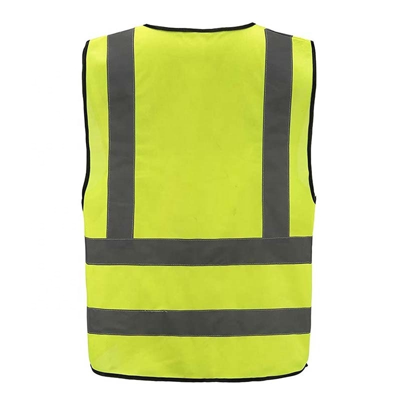 Factory Sales Manufacturer China 12 Colour High Visibility Viz Vest Hi Vis Viz Reflective Safety Vests for Men China Safety Green EMS Vest