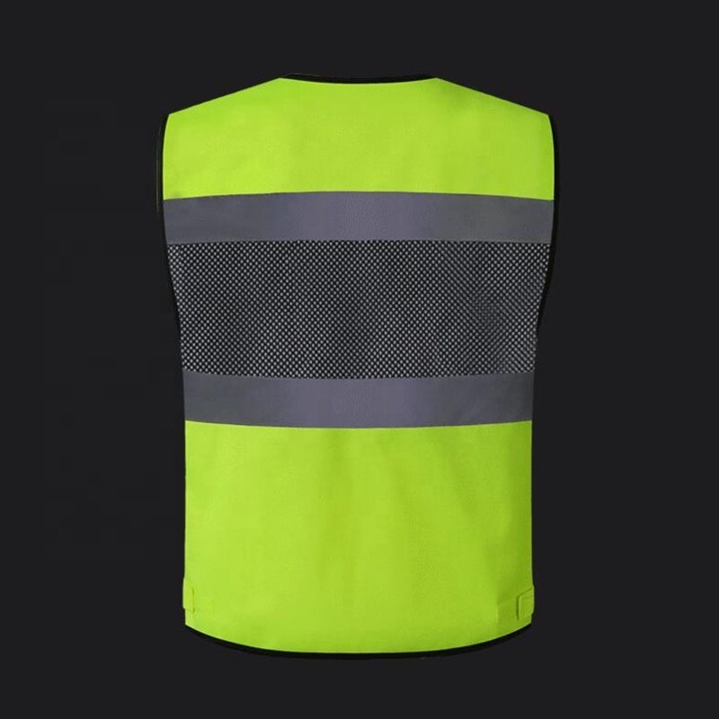 Hi Vis Safety Vest Orange Reflective Work Vest for Warehouse Construction Supervisor Working Clothes