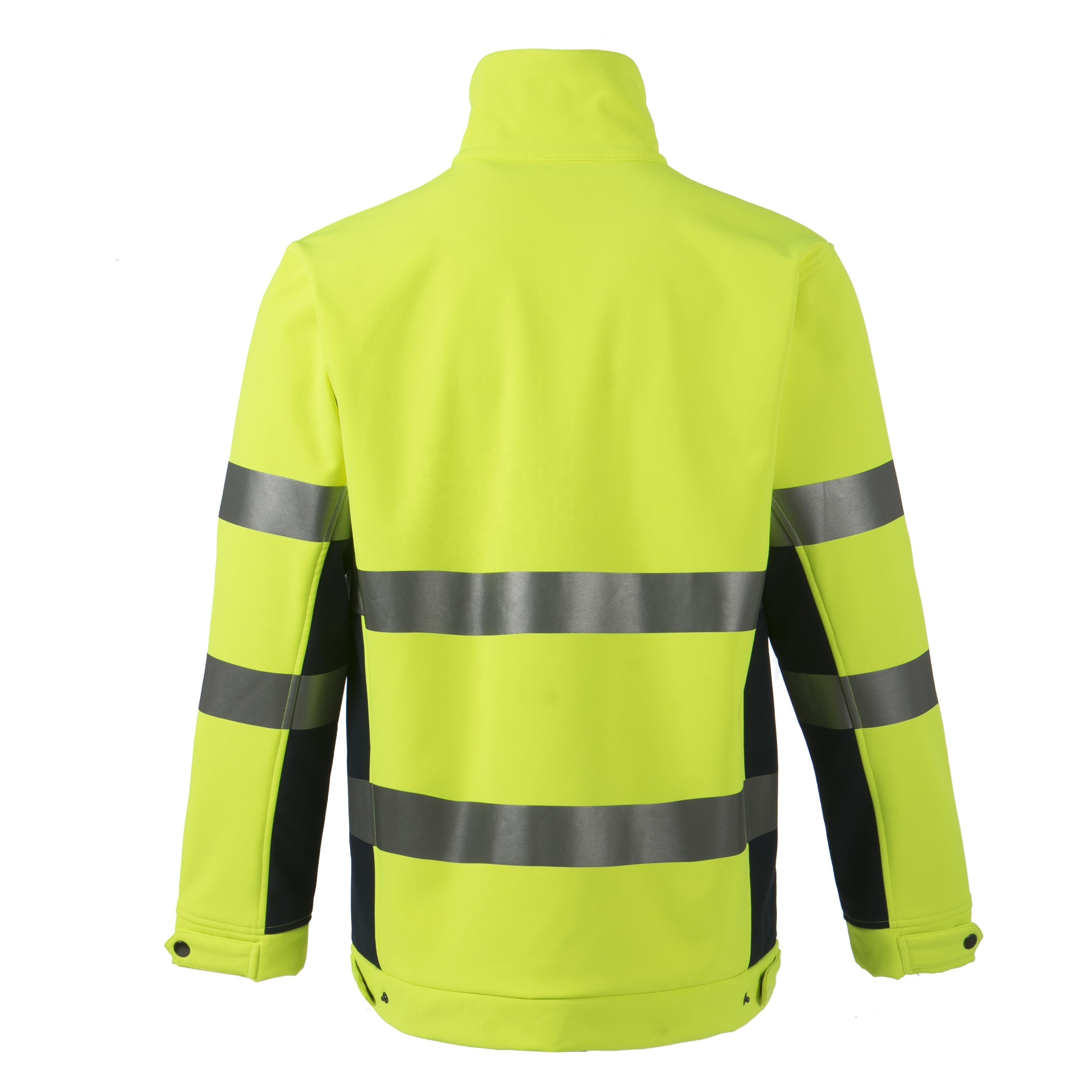 En20471 Hi Viz Workwear Reflective Softshell Jacket for Worker Keep Safety