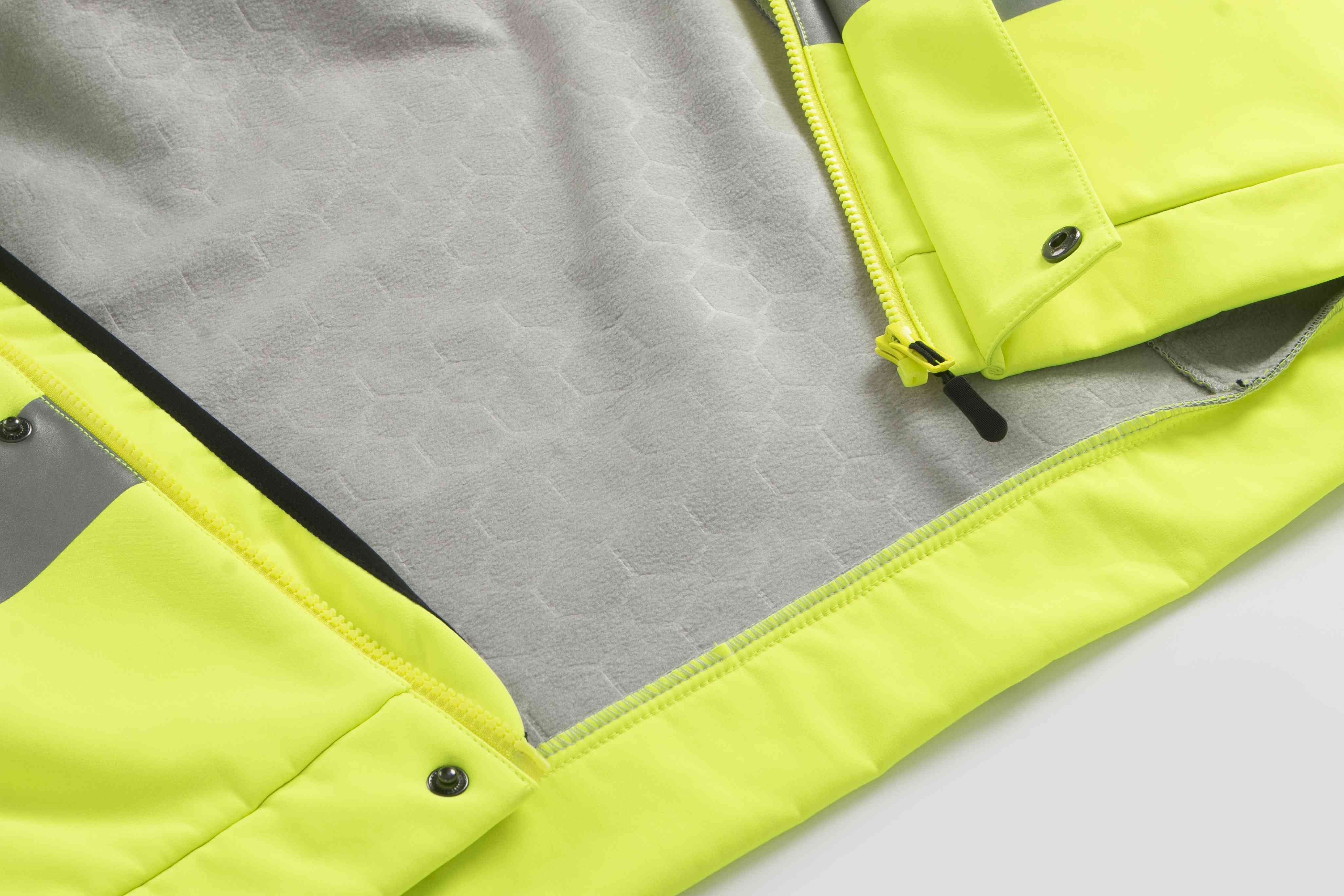 En20471 Hi Viz Workwear Reflective Softshell Jacket for Worker Keep Safety