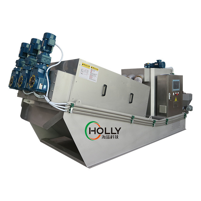 Multi-disc Sludge Dewatering Screw Press for Oily Sludge